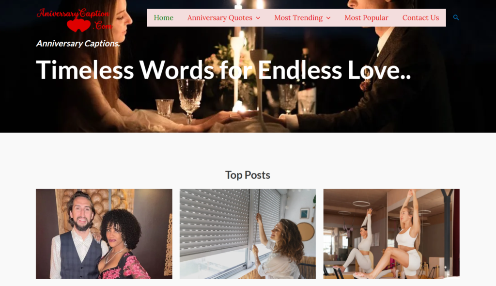 Aniversarycaption.com